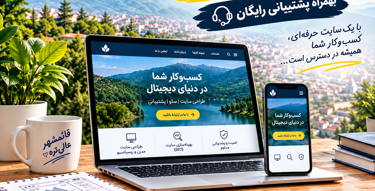 برترین شرکت طراحی سایت در قائمشهر